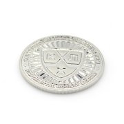 外貿鋅合金鍍銀紀念幣訂做,紀念幣定制廠家