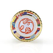 鍍金紀念幣訂做,金紀念幣定制,24K紀念幣訂做