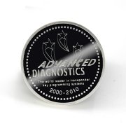 公司成立十周年紀念幣訂做,企業紀念章銀幣定做