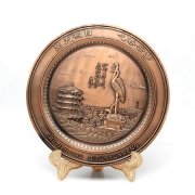 定做旅游紀念品擺盤,定做宗祠慶典紀念盤