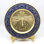 航空公司紀念盤定做,機場紀念盤定制,機場鳥瞰圖紀念盤定做