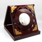 純銀銀幣擺件定做,企業銀幣定做