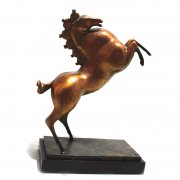 千里馬擺件,鑄銅擺件,銅擺件