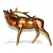 鹿擺件,羚羊銅擺件